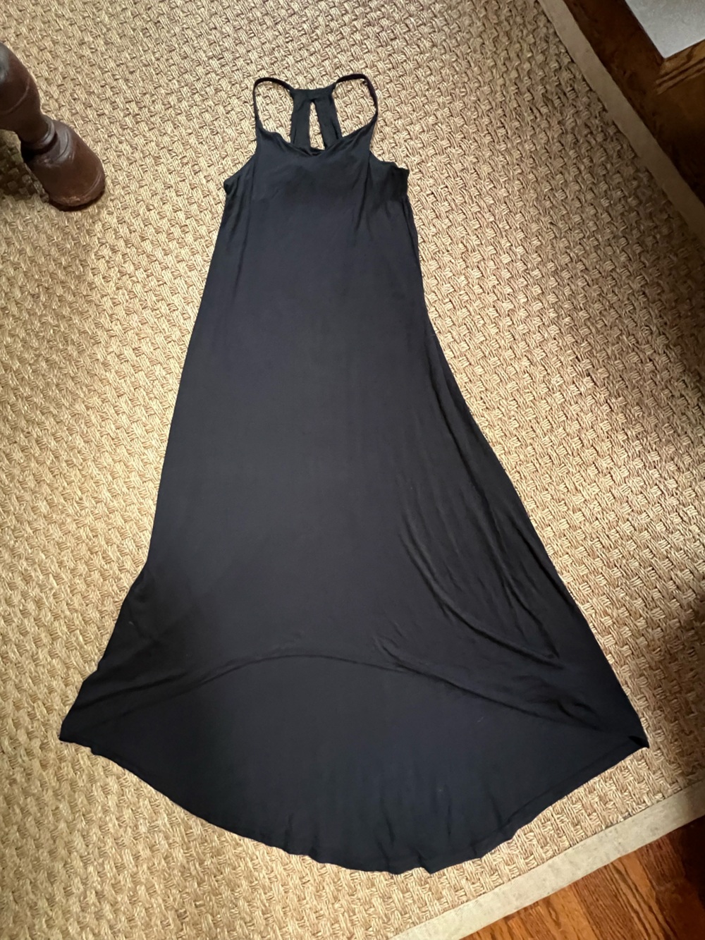 Nicole Miller Black Racerback Maxi Dress - Women